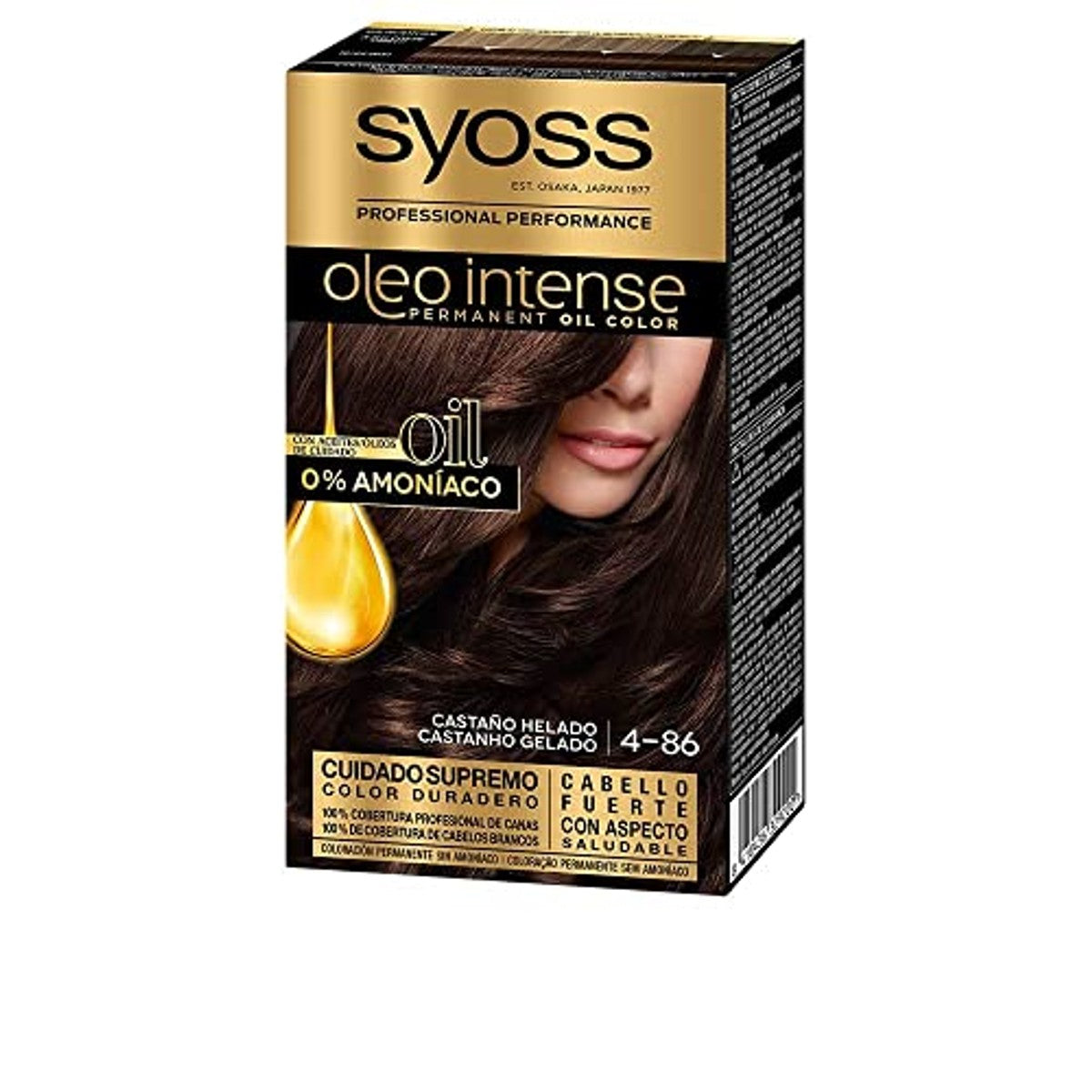 Syoss Oi 4-86 Castañohel 3 x 50 ml - Voordeelverpakking