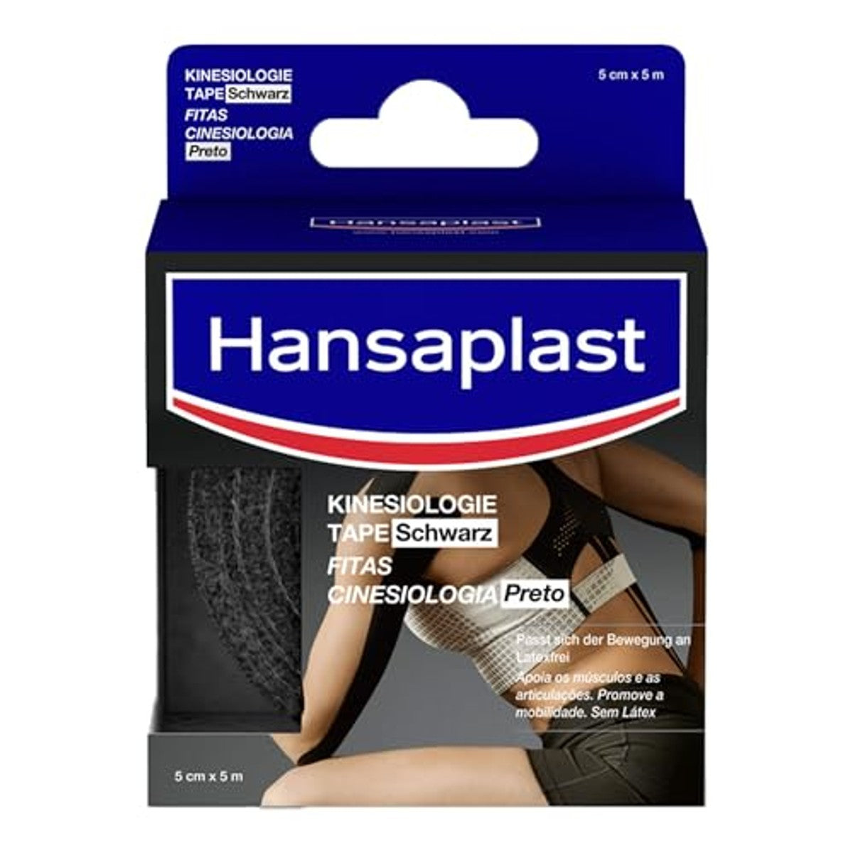 Elastoplast Kinesiotape zwart 1 rol 5 m x 5 cm – Elastoplast