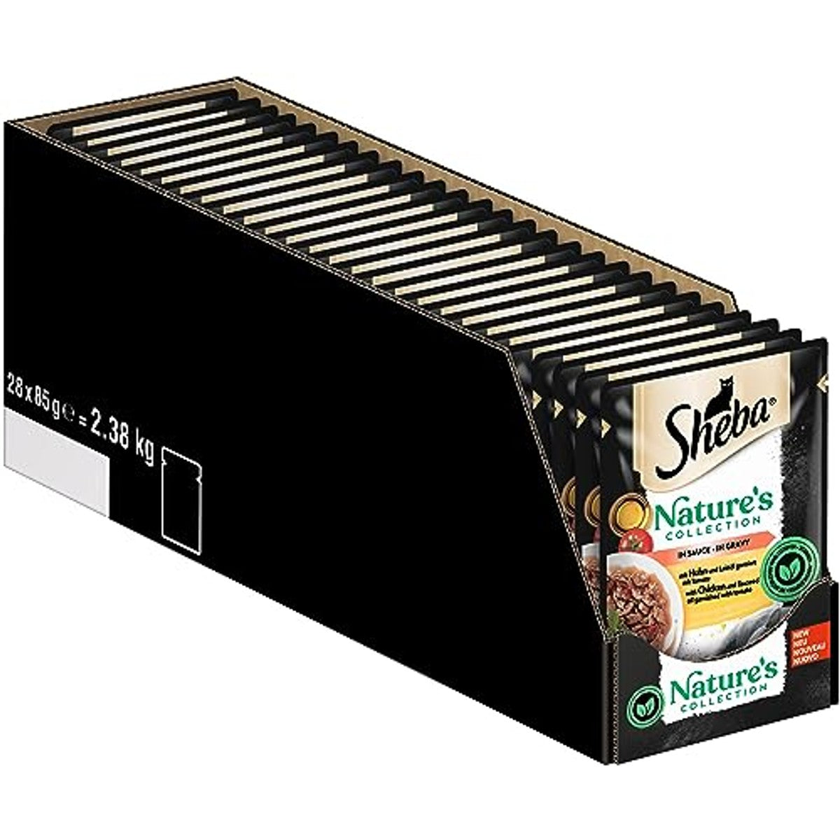 Sheba Nature's Collection natvoer kattenvoer kip 28 x 85 g - 3-pack