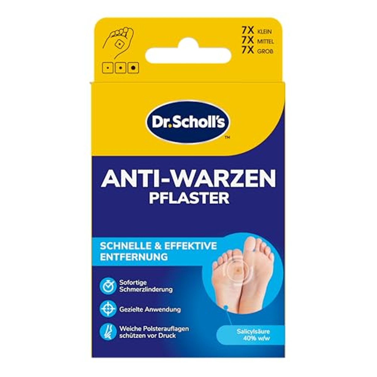 Dr. Scholl's Anti-wrattenpleisters 3 x 21 stuks - Voordeelverpakking