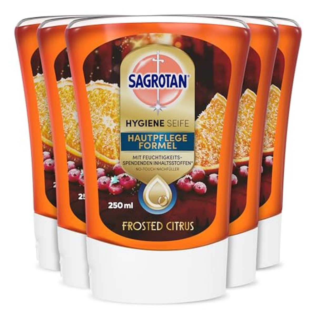 Sagrotan handzeep Frosted Citrus limited edition 5 x 250 ml - 3-pack