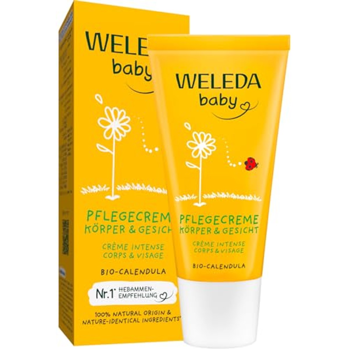 Weleda Bio Baby Calendula Verzorgende Crème 30 ml - 6-pack