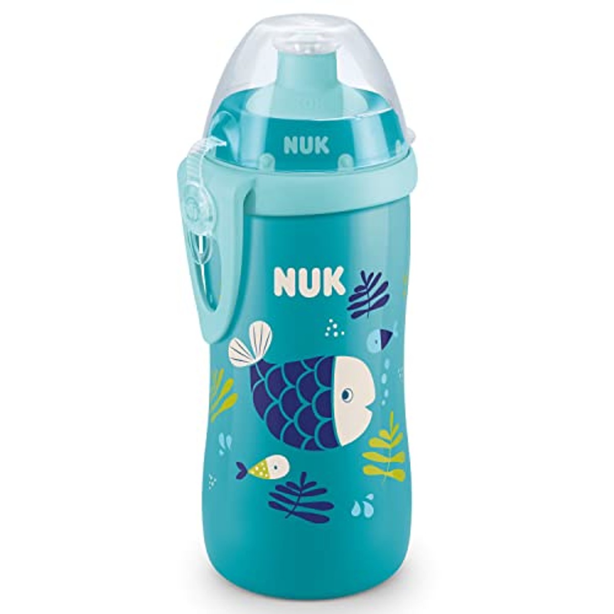 NUK Junior Cup Drinkfles kameleon-effect blauw 6 x 300 ml - Voordeelverpakking