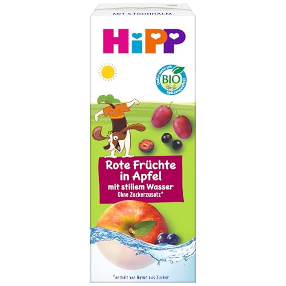 HiPP Biologisch kinderdrank rode vruchten in appel 15 x 200 ml – foto 2