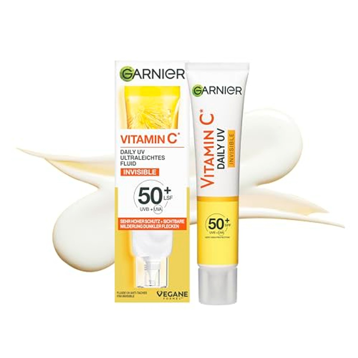 Garnier Vitamine C Daily UV Invisible SPF 50+ 6 x 50 ml - Voordeelverpakking