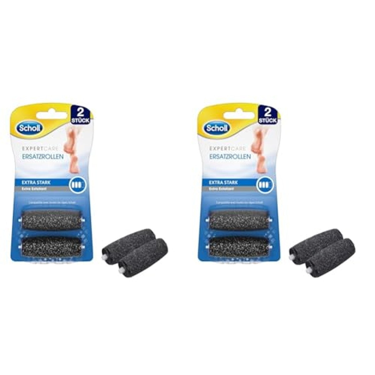 Dr. Scholl's Expert Care Wet & Dry navulrollen 2 rollen – foto 2