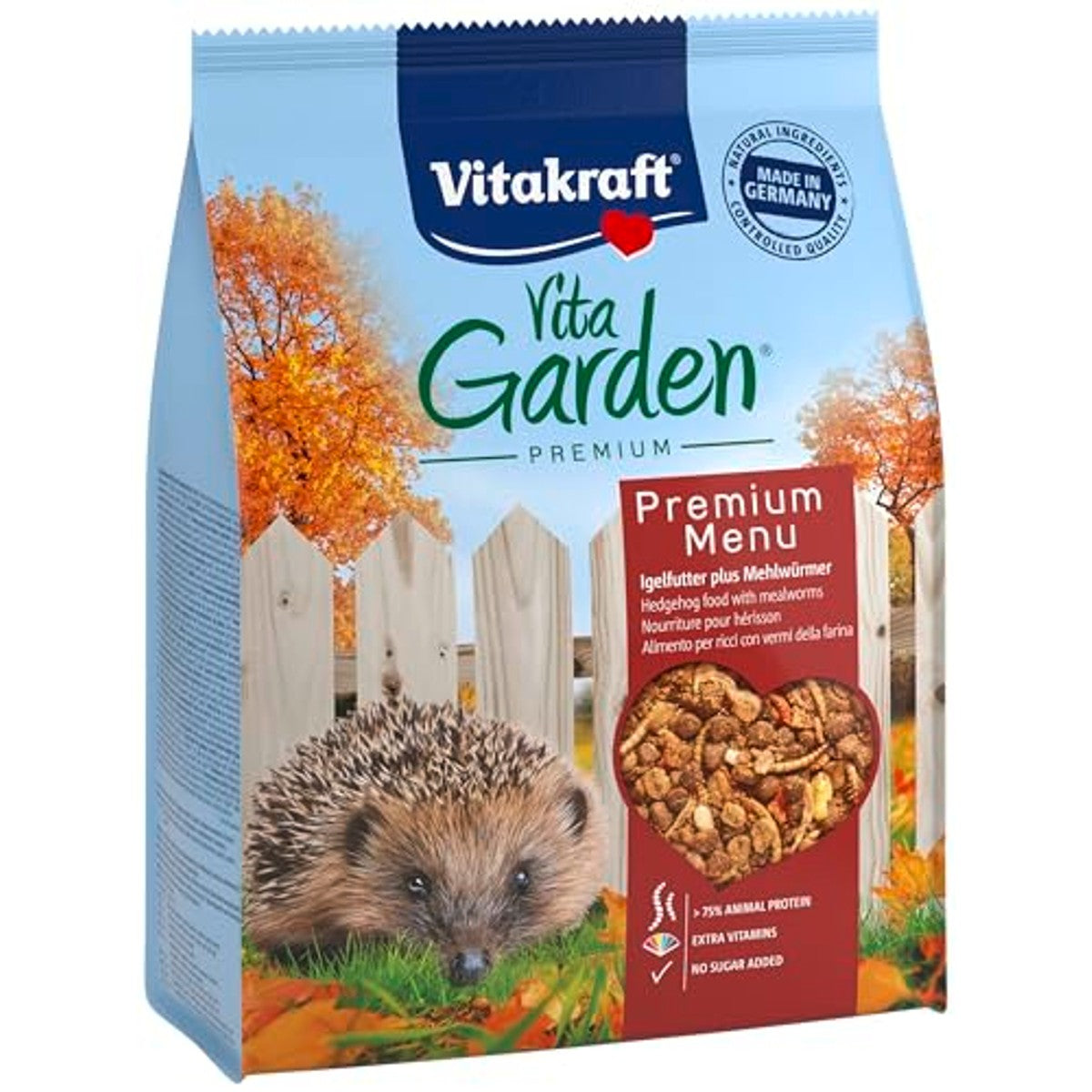 Vitakraft Vita Garden droogvoer egel insecten 1 x 2,5 kg - 6-pack