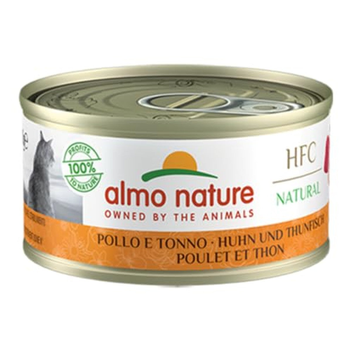 Almo Nature HFC Natural Kattenvoer Kip en Tonijn 24 x 70 g - 3-pack