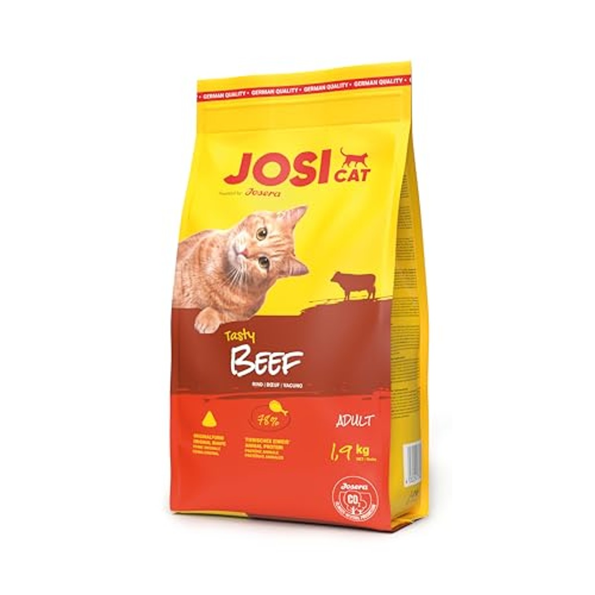 JosiCat Tasty Beef droogvoer kat rund 1,9 kg – foto 2