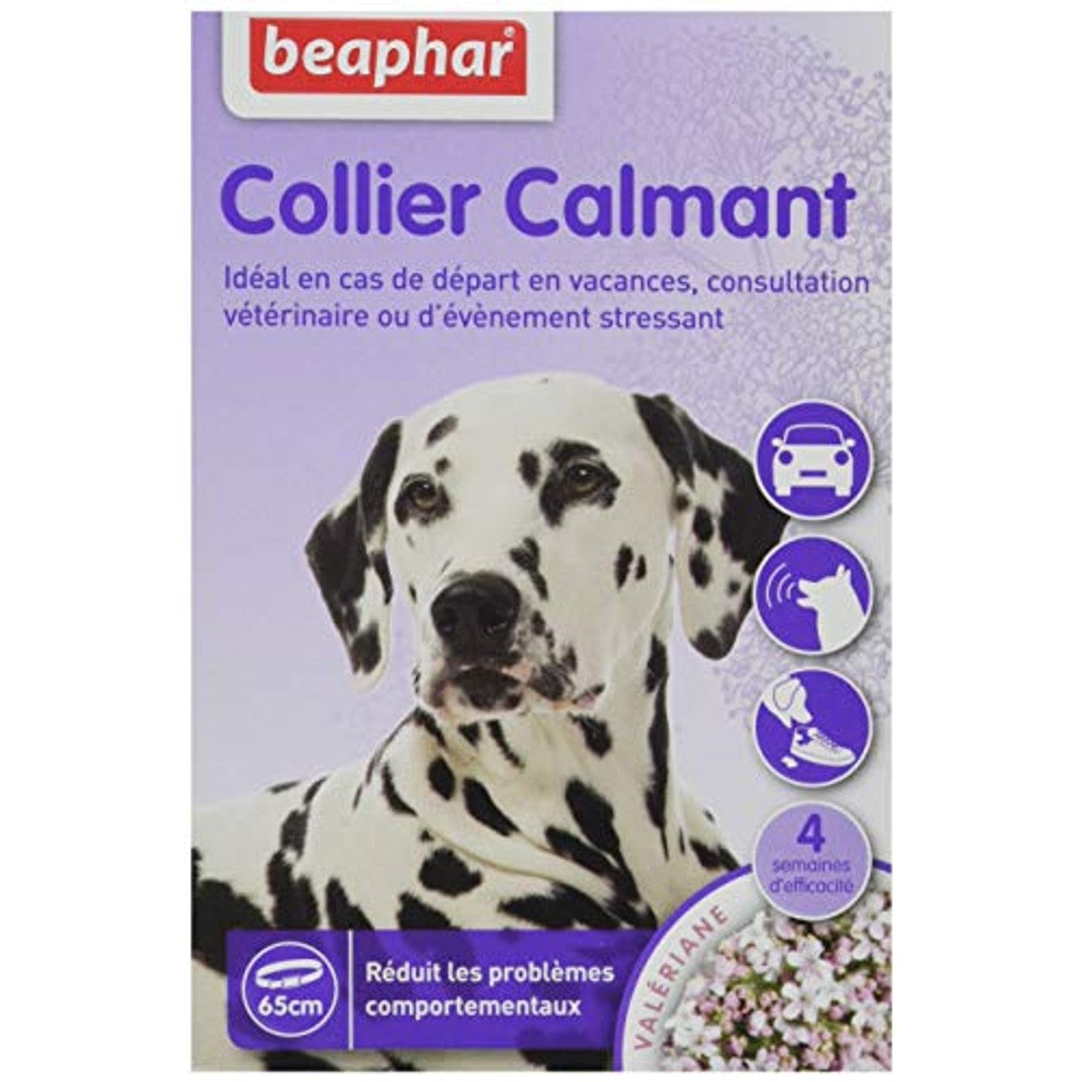 Beaphar Kalmerende halsketting hond - valeriaan - lavendel - medium - 3-pack