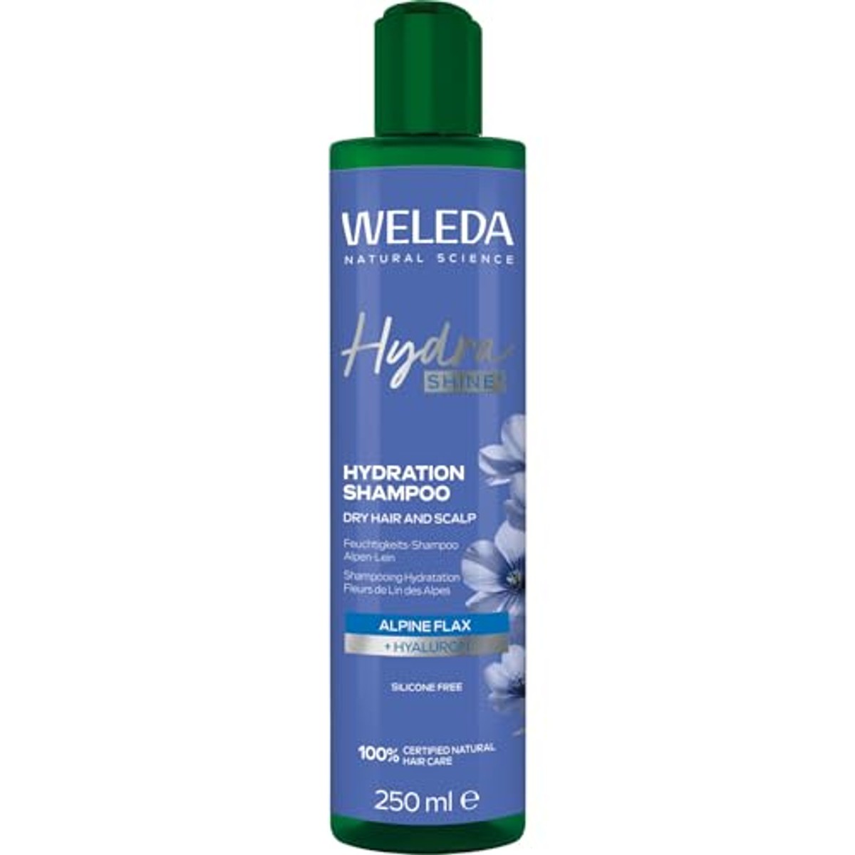 Weleda Bio Hydra Shine Vochtshampoo Droog Haar 250 ml - 6-pack