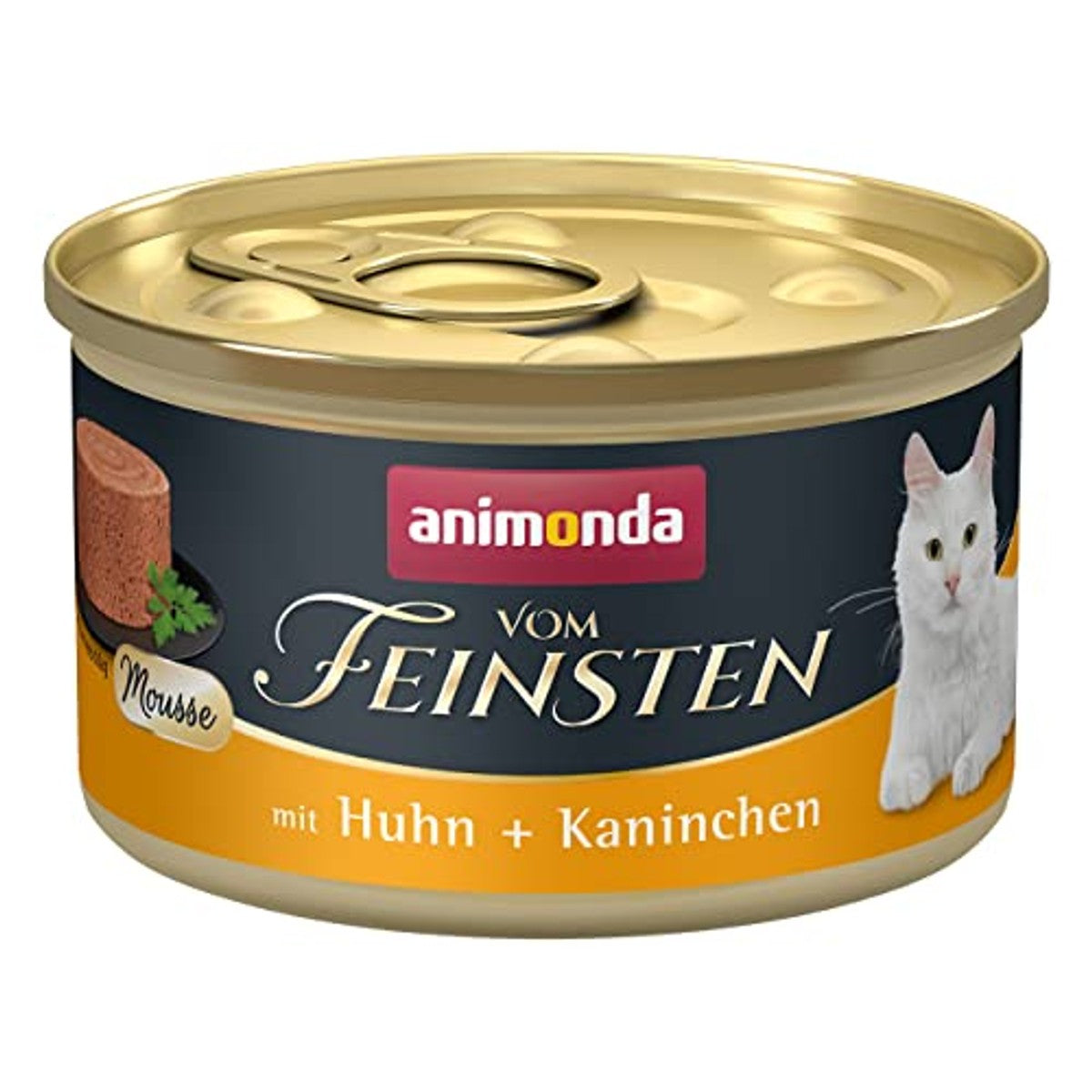 animonda Vom Feinsten Mousse natvoer kattenvoer kip & konijn 12 x 85 g - 3-pack