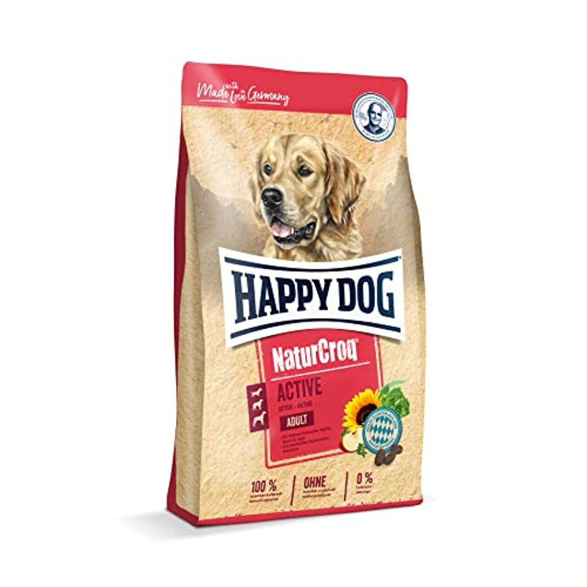 Happy Dog NaturCroq Active droogvoer hond 15 kg - 3-pack