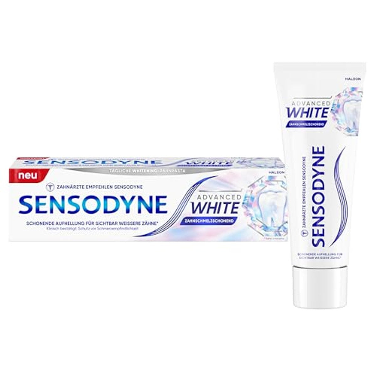 Sensodyne Advanced White Tandpasta 6 x 75 ml - Voordeelverpakking