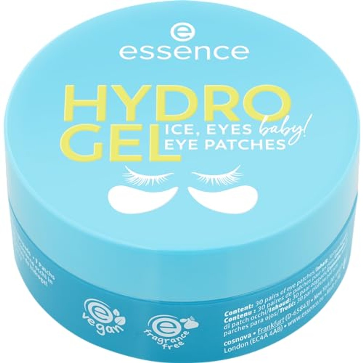 essence Hydro Gel eye patches Ice, Eyes, Baby 30 paar 90 g - 6-pack