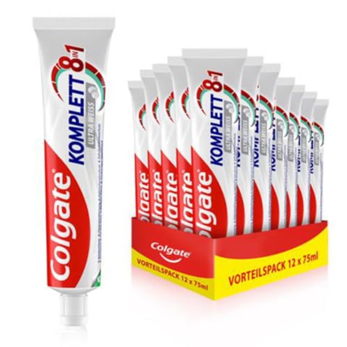 Colgate Komplett Ultra Weiss tandpasta 12x75 ml – Colgate