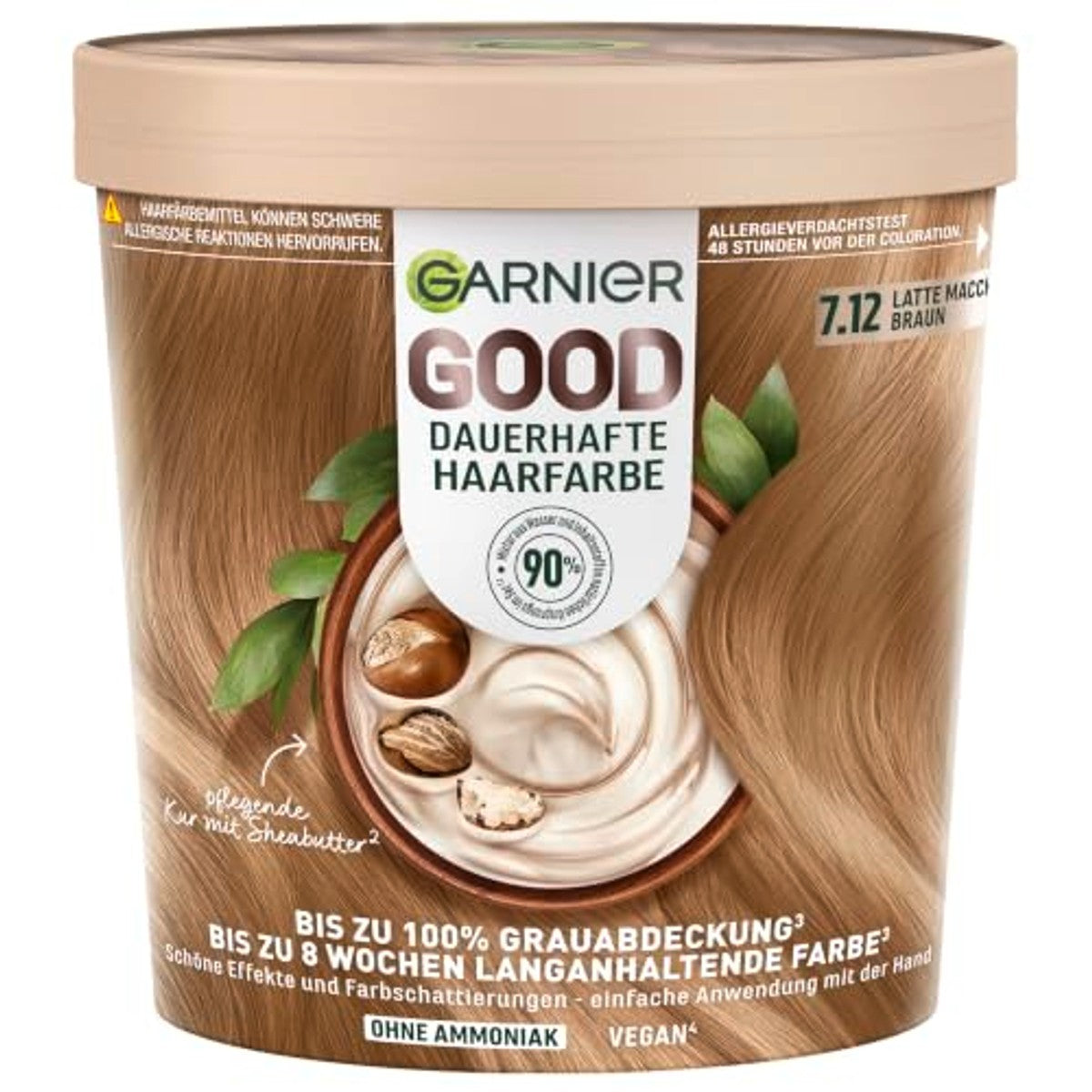 Garnier GOOD 7.12 Latte Macchiato Bruin 6 x 1 stuk - Voordeelverpakking