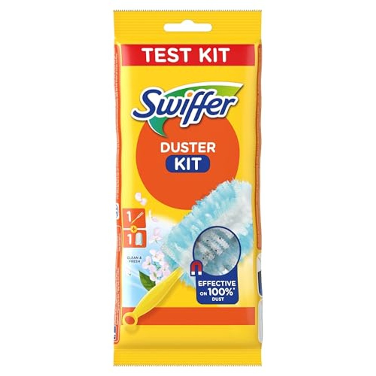 Swiffer Starterset stofmagneten 1 handvat + 1 doek – Swiffer