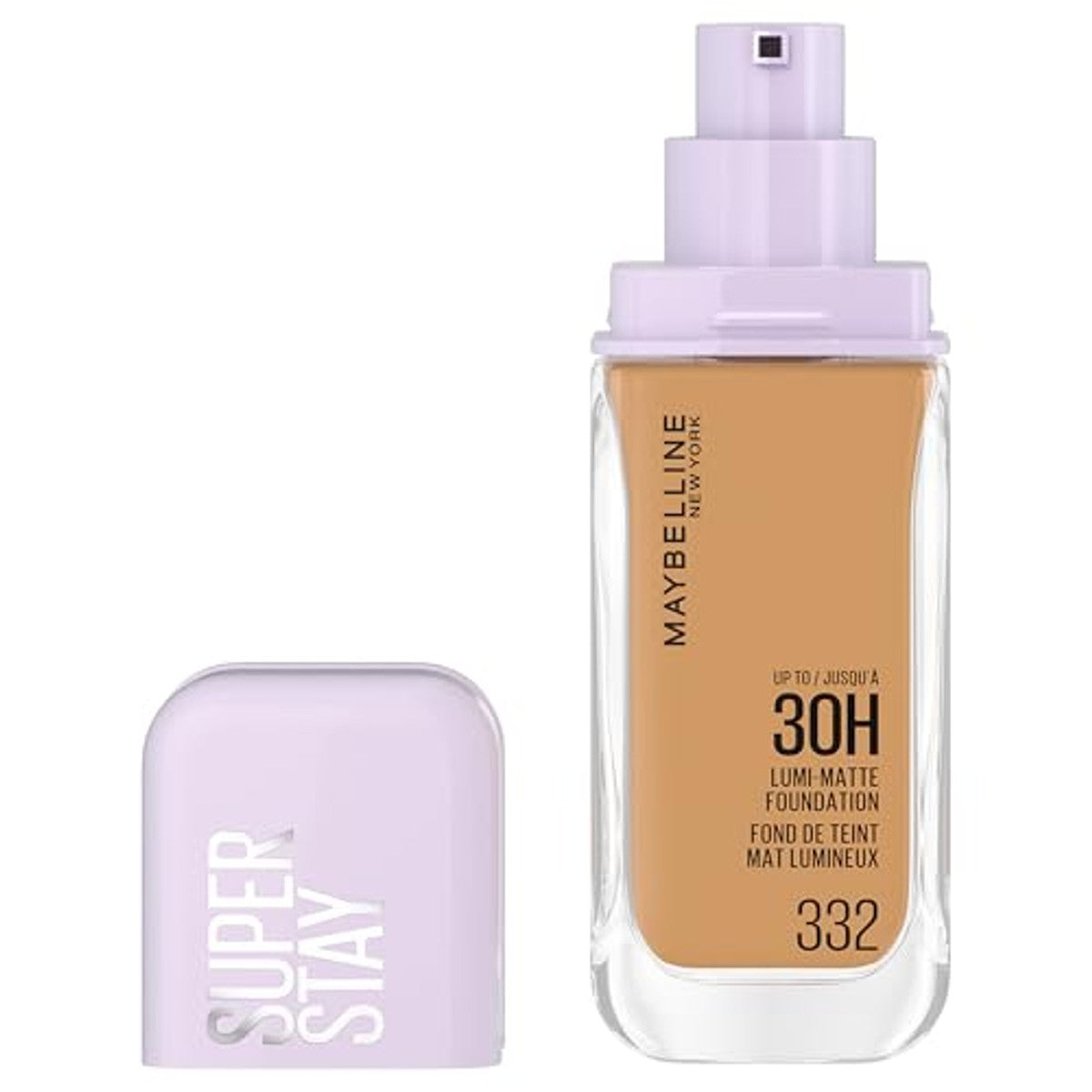 MAYBELLINE Superstay 30H Lumi-mat Foundation Kleur 332 - 3 stuks