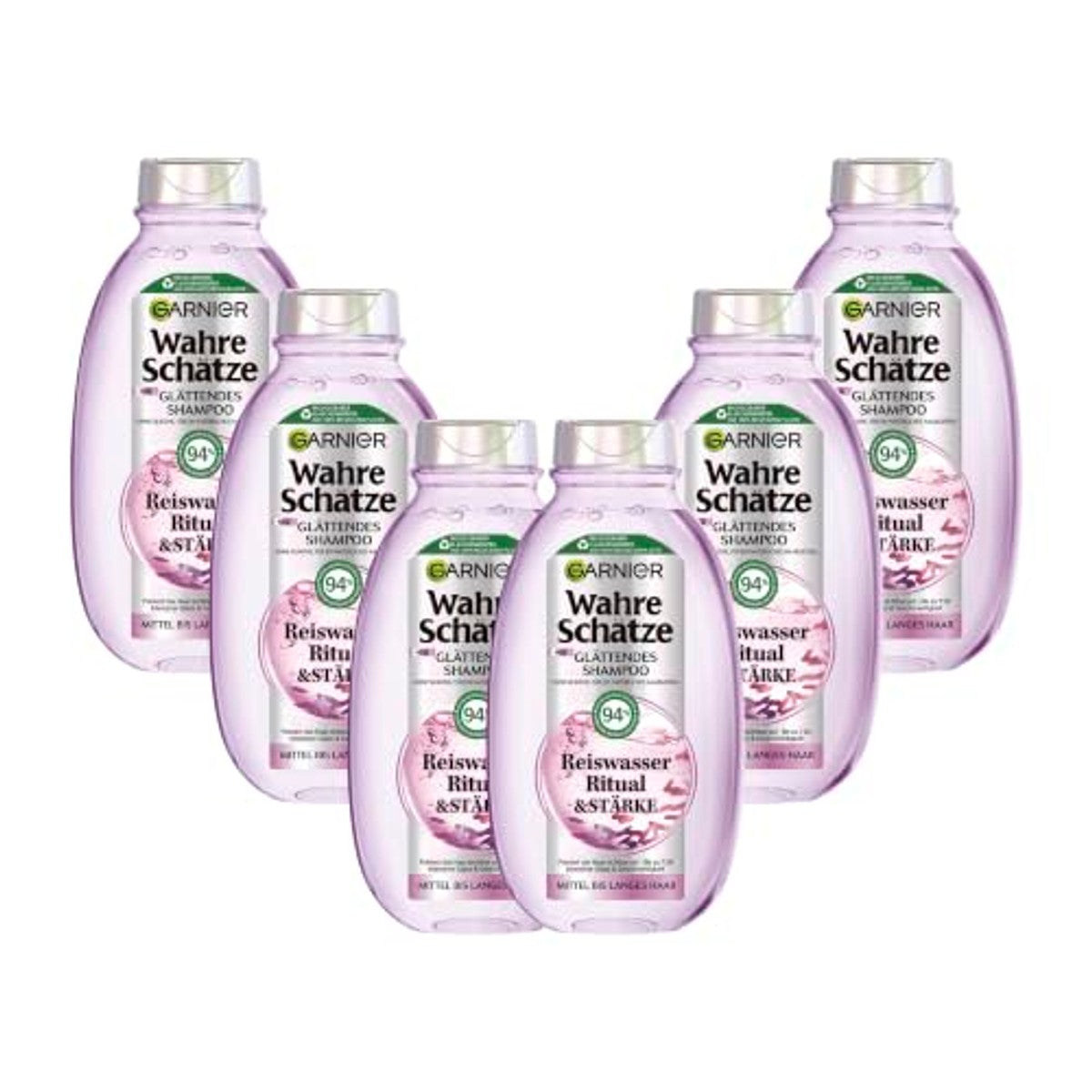 Garnier Wahre Schätze Reiswasser Ritual & Stärke Shampoo 6 x 250 ml – Garnier