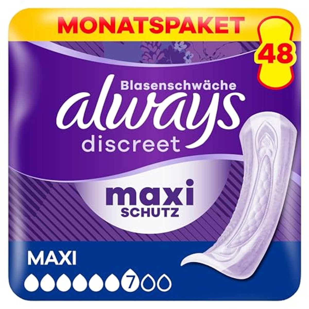 Always Discreet Maxi Comfort 48 inlegkruisjes – Always Discreet