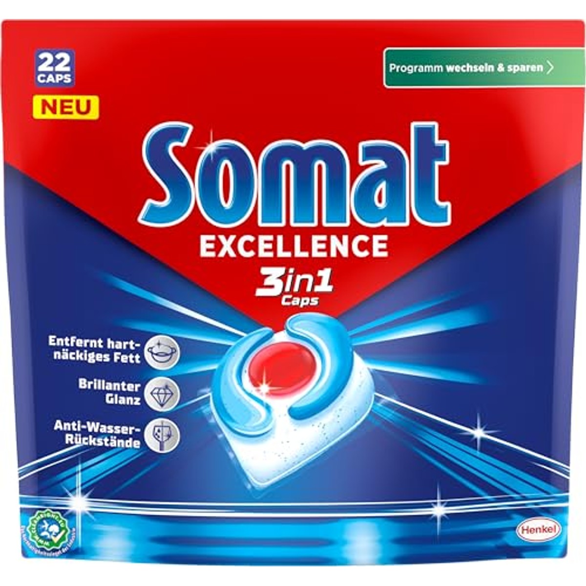 Somat Excellence 3-in 22 AW 3 x 1 caps - Voordeelverpakking