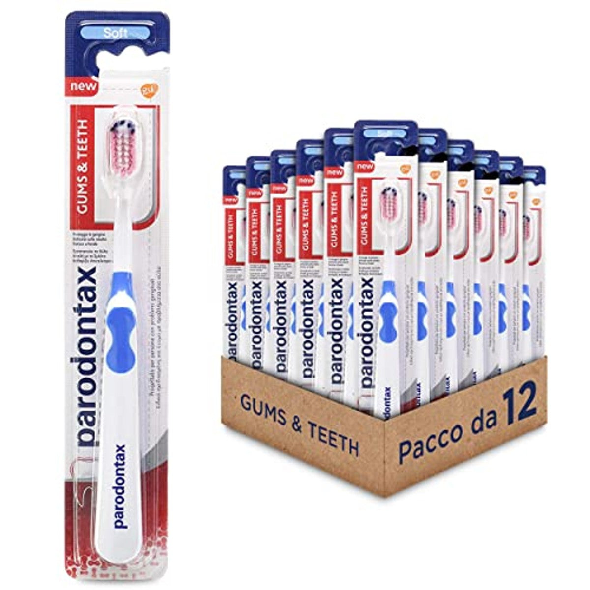 Parodontax Tandenborstel Soft – 12 x 23 g – Parodontax