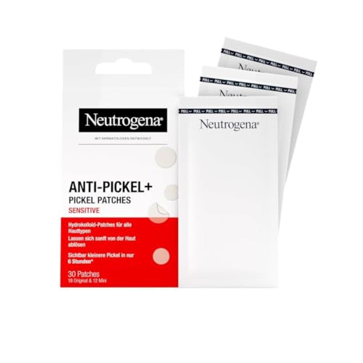 Neutrogena Anti-puistjes Sensitive 3 x 30 stuks - Voordeelverpakking