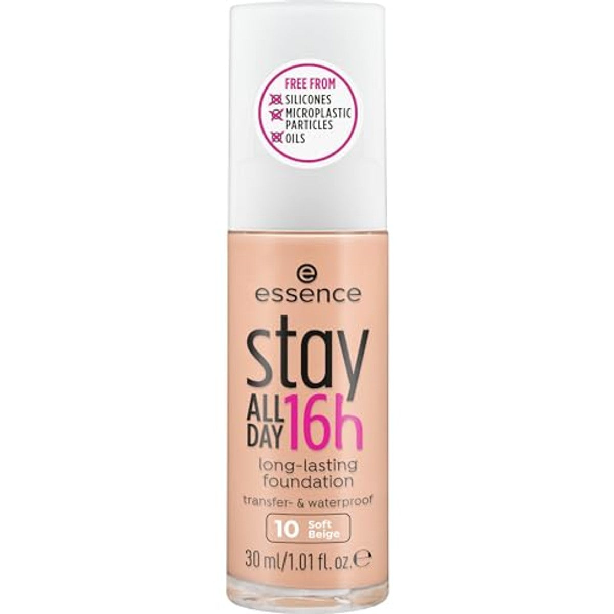 essence Stay All Day 16h langdurige foundation nr. 10 - 6-pack