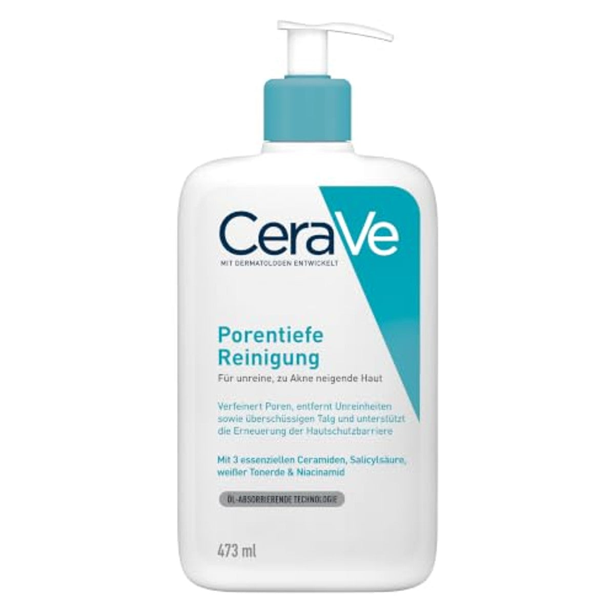 CeraVe Diepe Reinigende Wasgel voor het Gezicht tegen Puistjes 473 ml - 6-pack