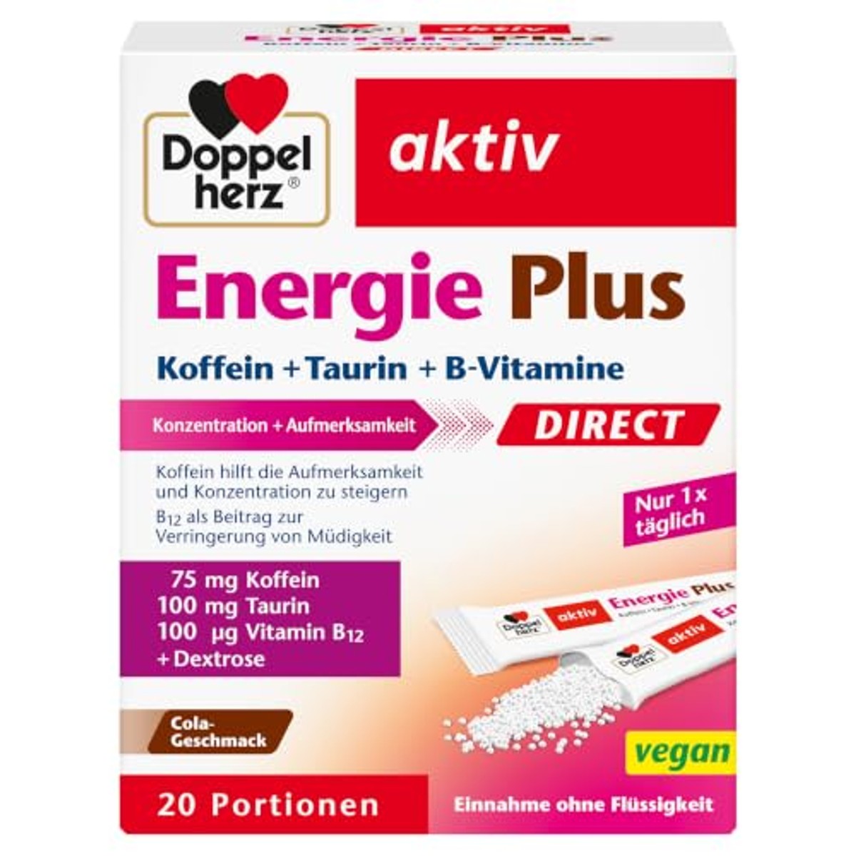 Doppelherz Energie Plus Direct - met cola smaak – Doppelherz