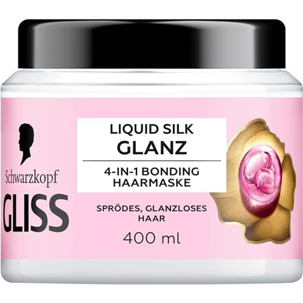 Gliss 4-in-1 Kur Repair Liquid Silk 6 x 400 ml - Voordeelverpakking