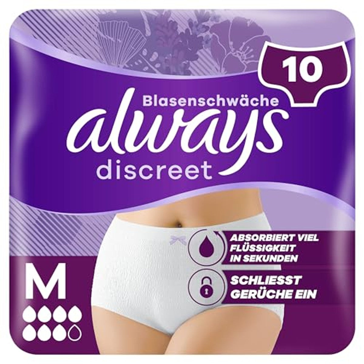 Always Discreet incontinentieslip Plus vrouwen M 10 slipjes – Always