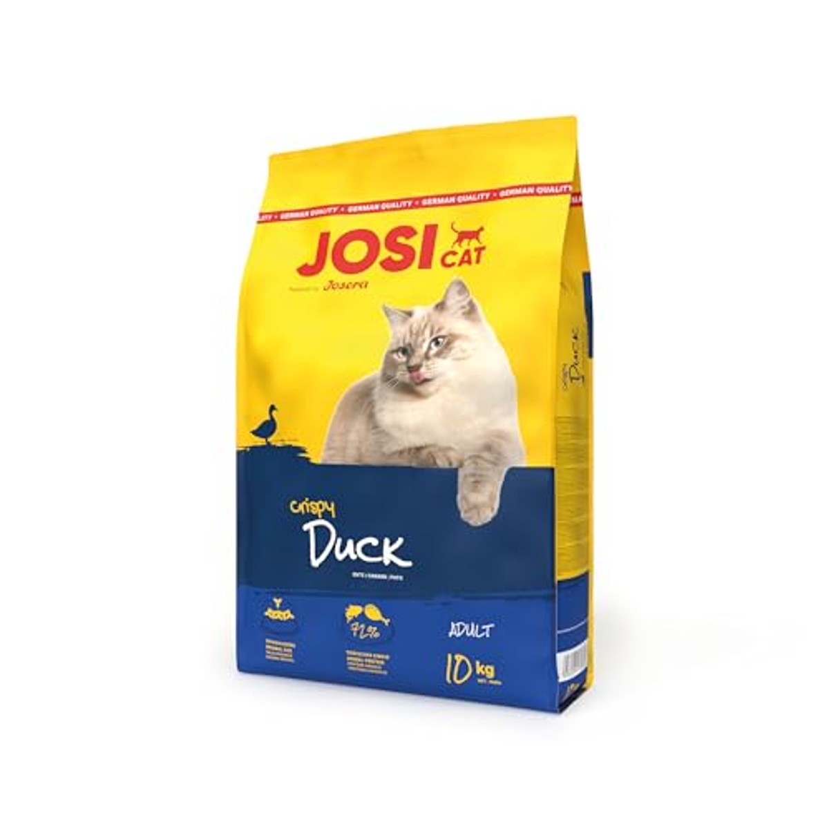 JosiCat Crispy Duck droogvoer kat eend 10 kg - 3-pack