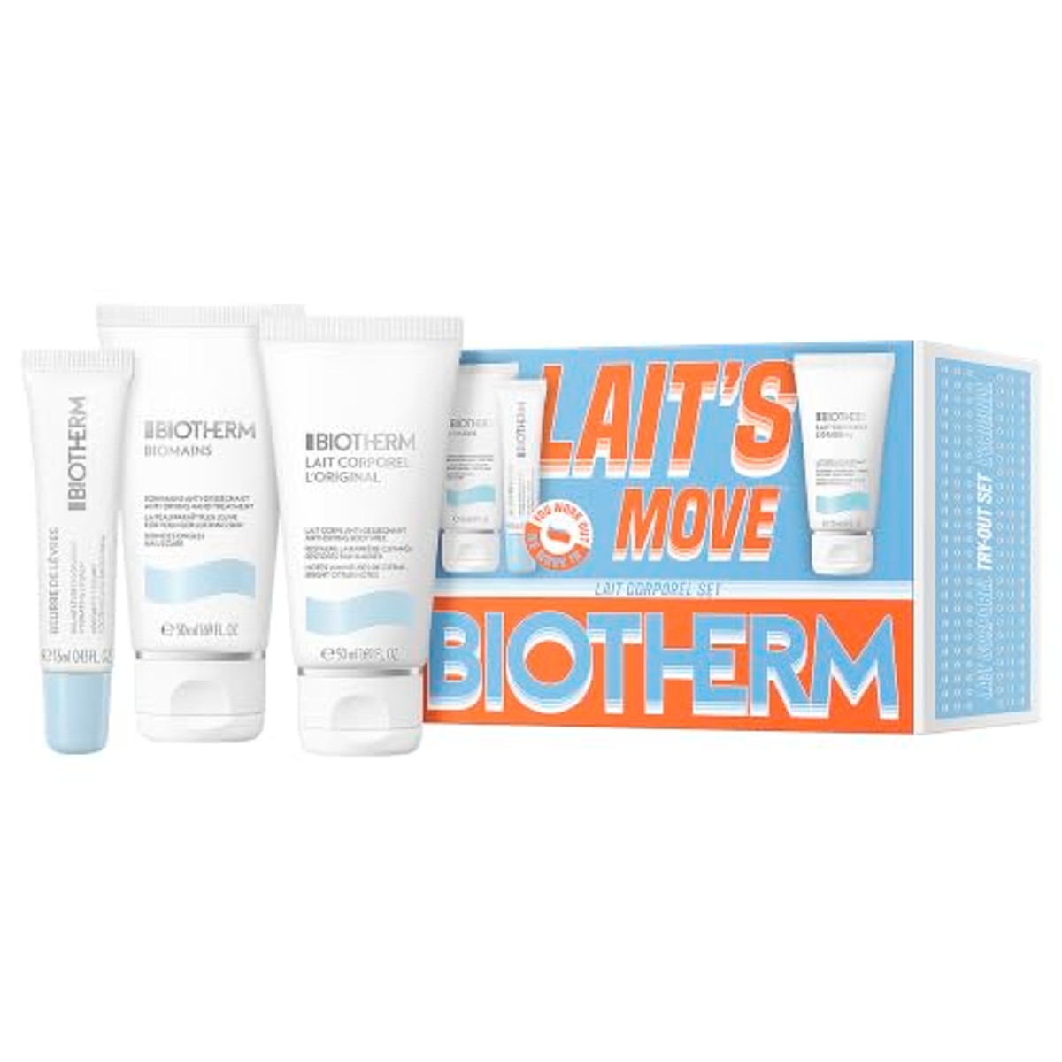 Biotherm Lait Corporel Reisset voor de Droge Huid Reisformaat