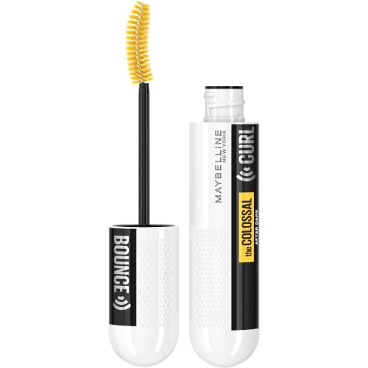 Maybelline New York Zwarte mascara voor 24 uur swing en volume, met Memory Curl formule, Colossal Curl Bounce Mascara, After Dark, 1 x 10 ml – MAYBELLINE