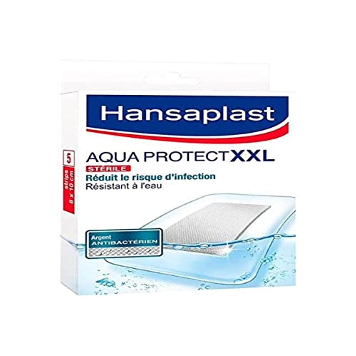 Hansaplast Hp Aqua-Protect XXL Waterdichte Wondkompressen 6 x 5 stuk - Voordeelverpakking