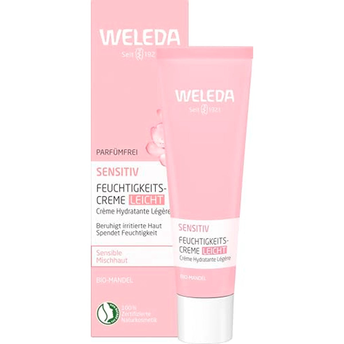 Weleda Amandel Verzachtende Gezichtscrème Light 30 ml - 6-pack – foto 2