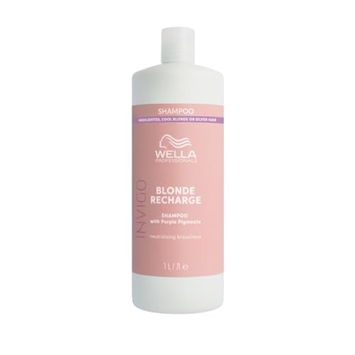 Wella Professionals INVIGO Blonde Recharge Shampoo 3 x 1000 ml - Voordeelverpakking