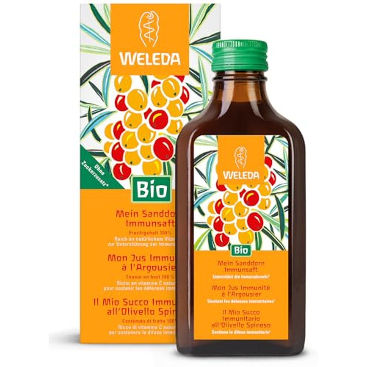 Weleda Biologische Duindoorn Immuunsap - 6-pack