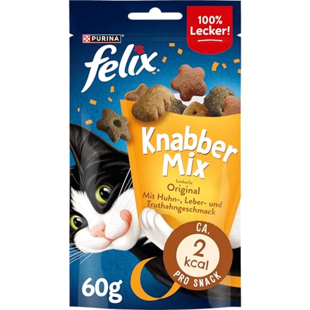 Felix Party Mix kattensnack variëteitenmix 8 x 60 g – foto 2