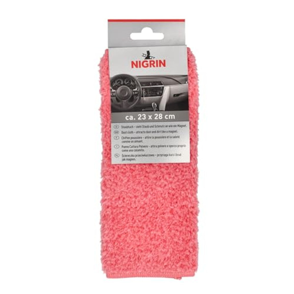 NIGRIN Stofdoek koraal 3 x 1 stuk - Voordeelverpakking