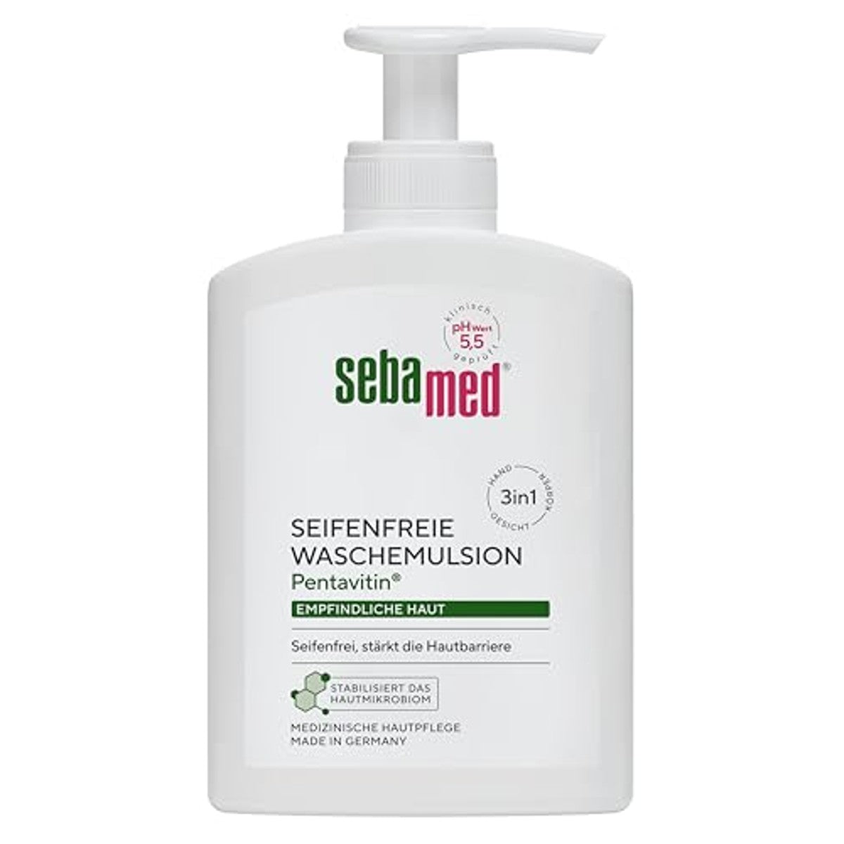 Sebamed Zeepvrije wasemulsie met dispenser 6 x 200 ml - Voordeelverpakking