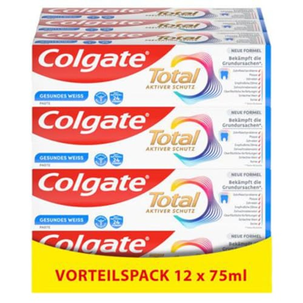 Colgate Total Plus Gezond Wit 12 x 75 ml – Colgate