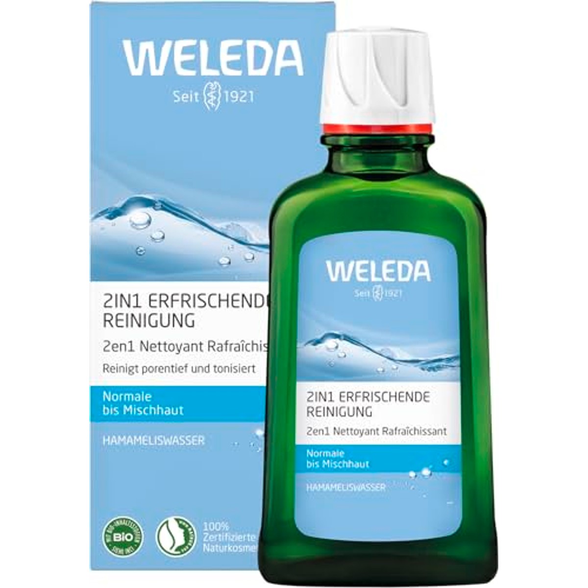 Weleda 2-in-1 Verfrissende Reiniging 100 ml