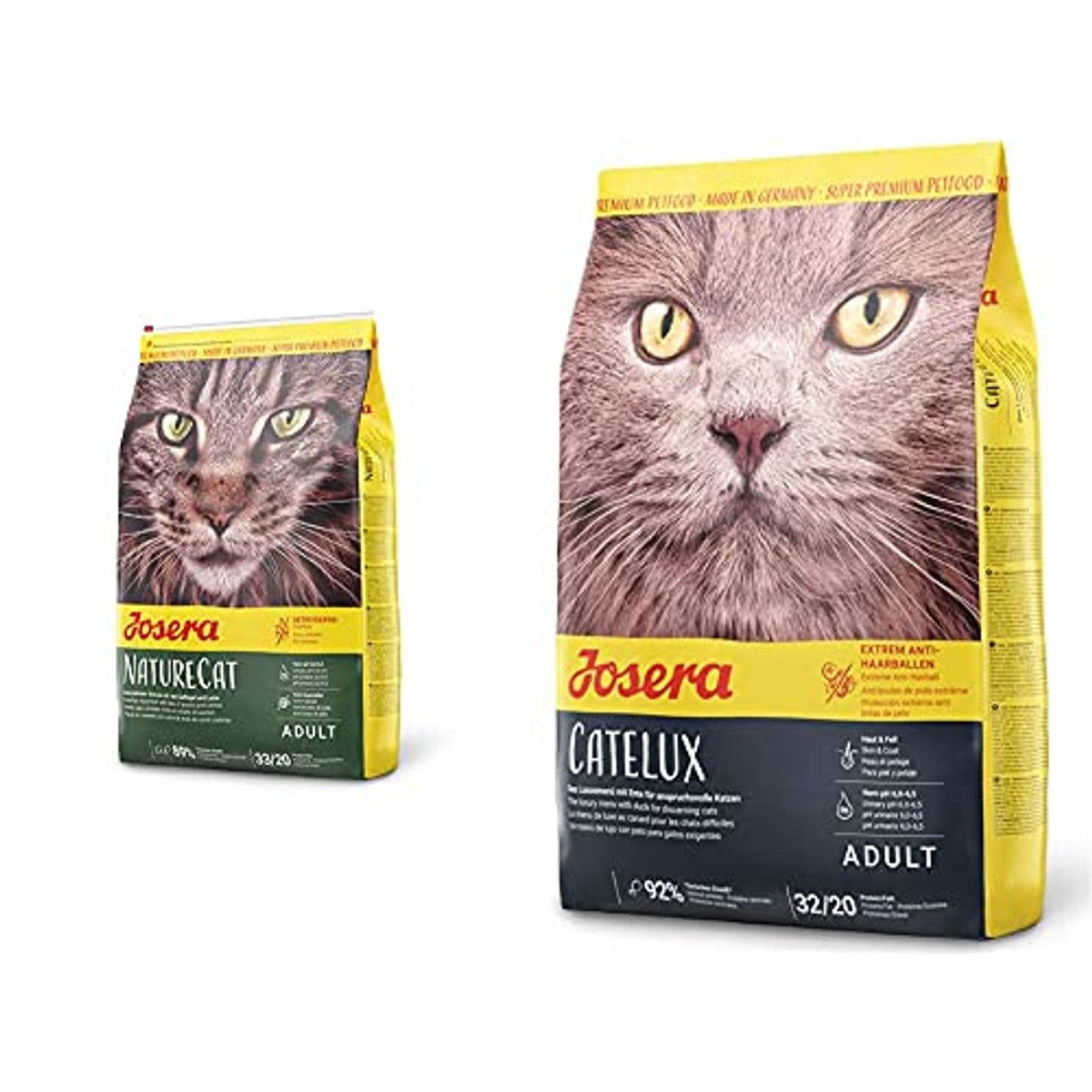 Josera NatureCat droogvoer kat gevogelte en zalm 2 kg - 3-pack