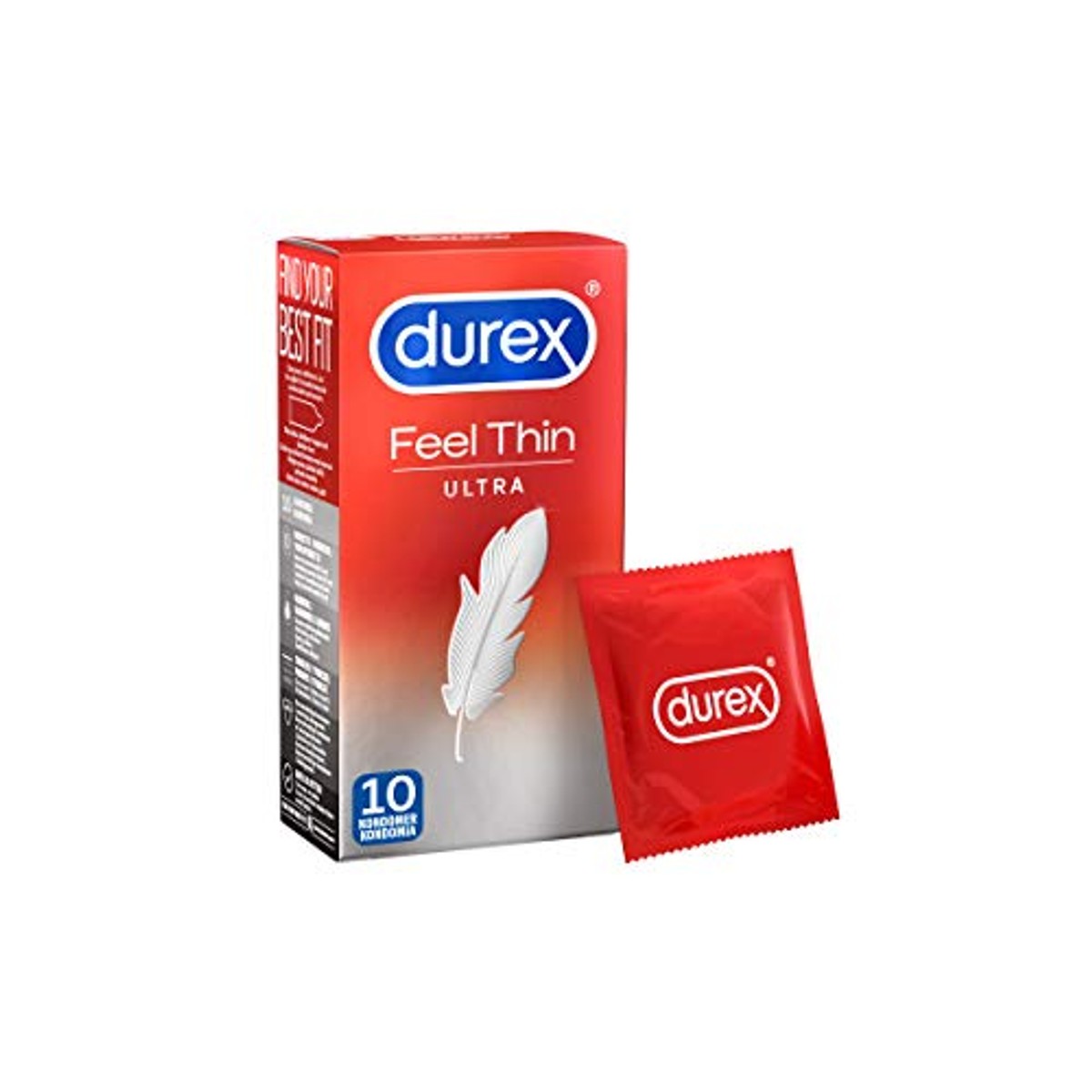 Durex Transparant Love Sex Feel Ultradun latex condoom – 10 stuks – Durex