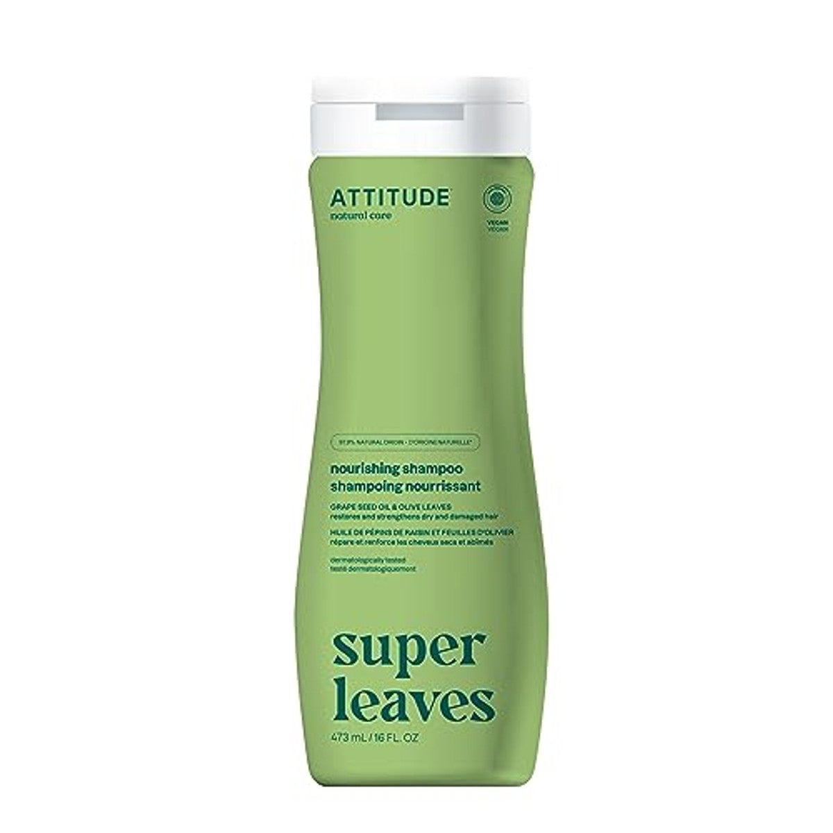 Attitude Voedende Haarshampoo Druivenpitolie en Olijfbladeren 473 ml - 6-pack