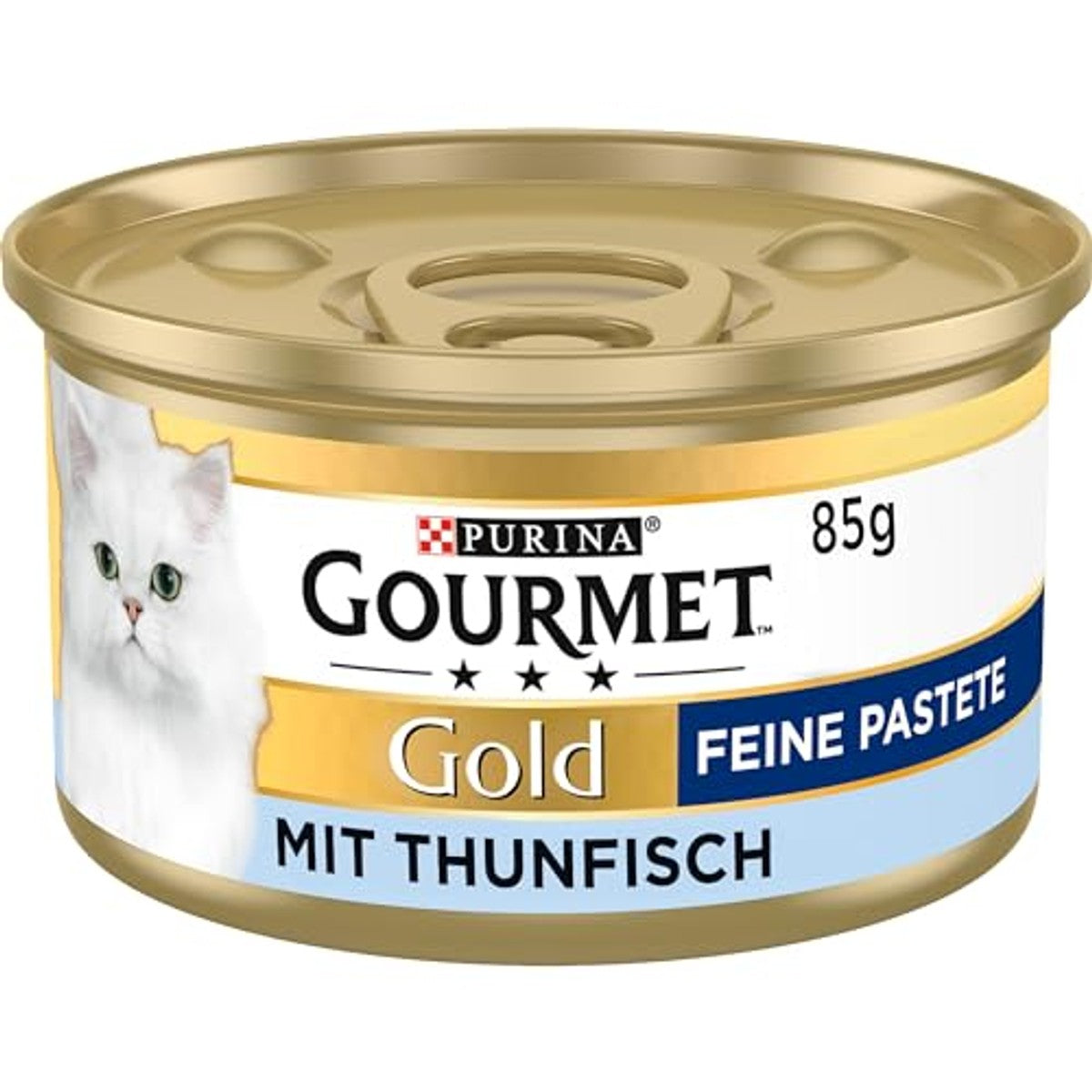 Gourmet Gold Fijne pastete natvoer kattenvoer tonijn 12 x 85 g - 6-pack
