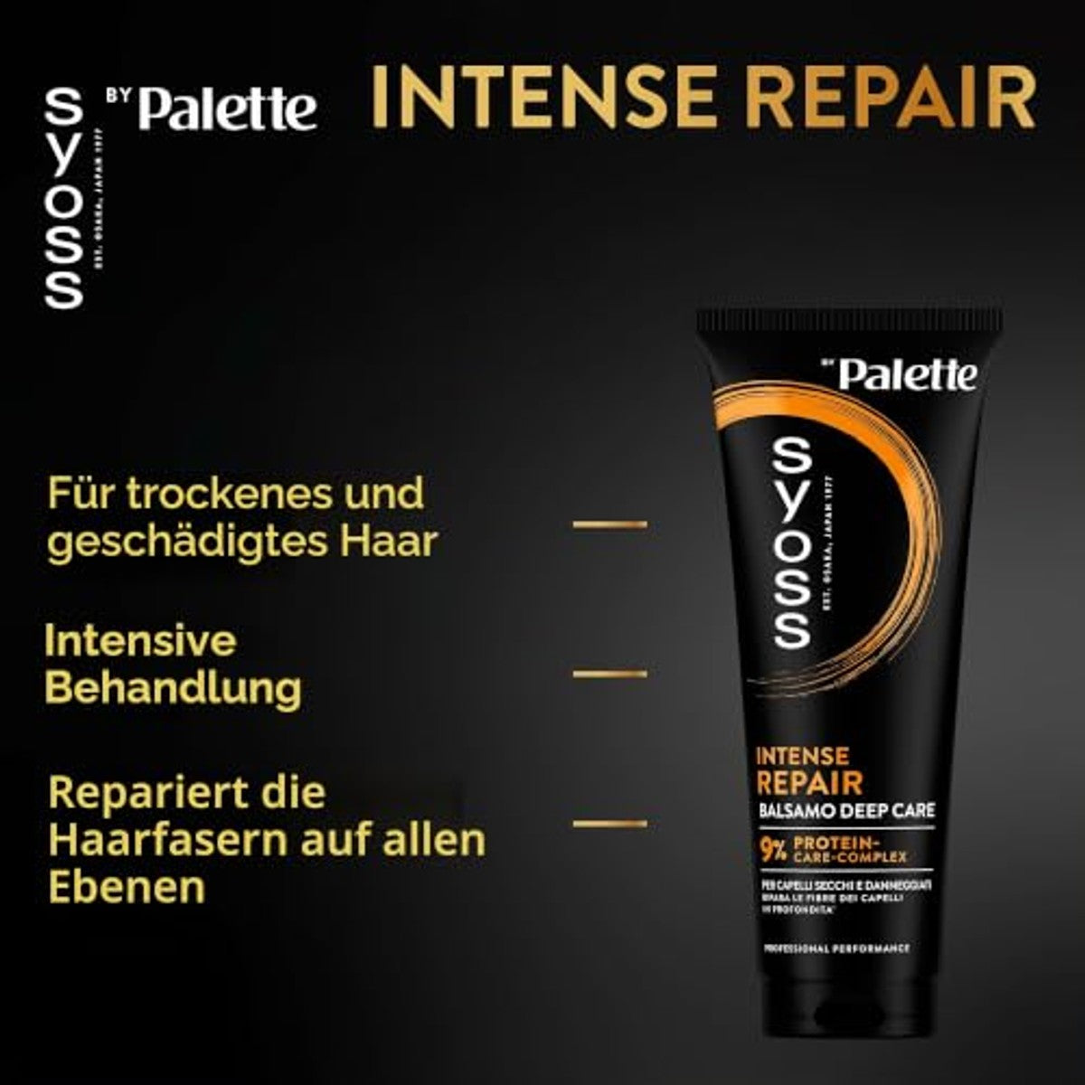 Syoss Intense Repair Deep Care Conditioner 6 x 250 ml - Voordeelverpakking